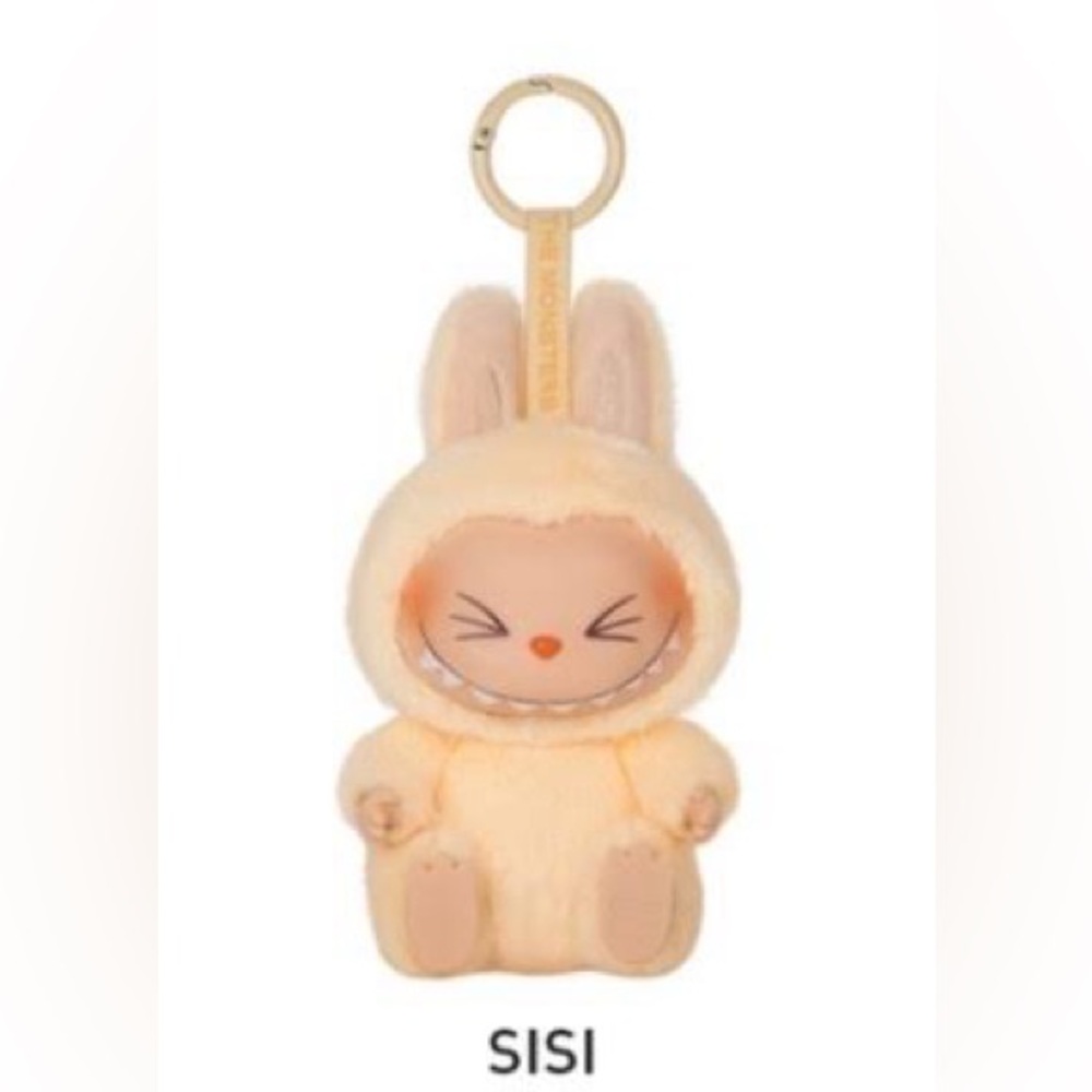 New Open Box, THE MONSTERS - Have a Seat Vinyl Plush- SISI Bag Charm - Picture 1 of 5